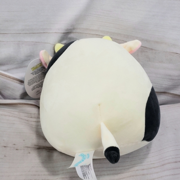 Squishmallows Connor The Cow Black Cream 8 Inch 2022 - Picture 6 of 11